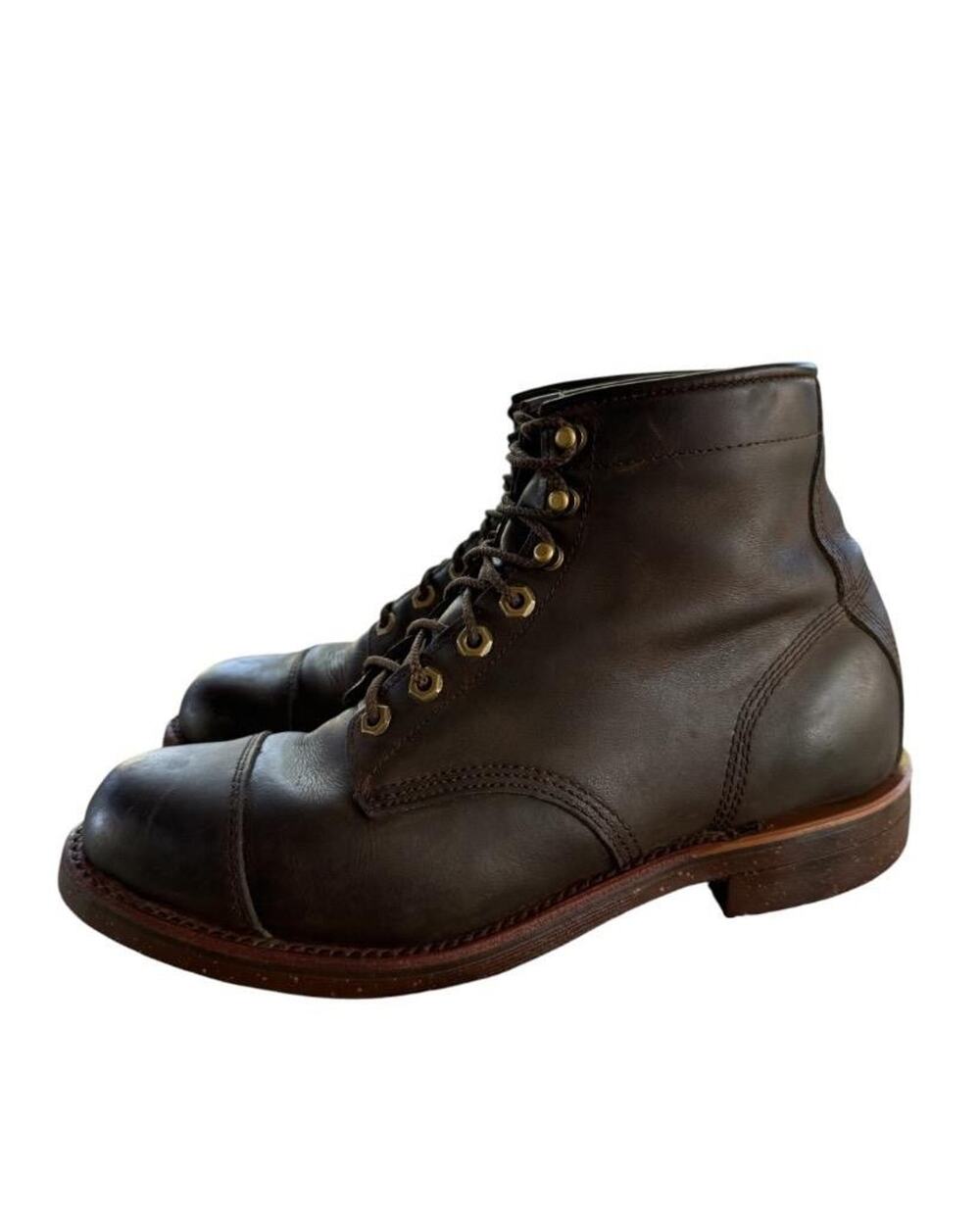 LL Bean Chippewa Katahdin Iron Works Engineer Biker Heritage Boot Men size 9.5